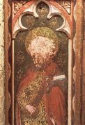 Painted screen of St Paul